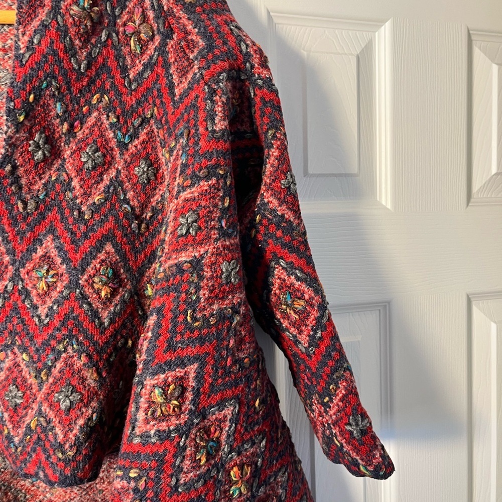 Anthropologie Sleeping on Snow Wool Blend Cardigan Size S - Picture 8 of 12